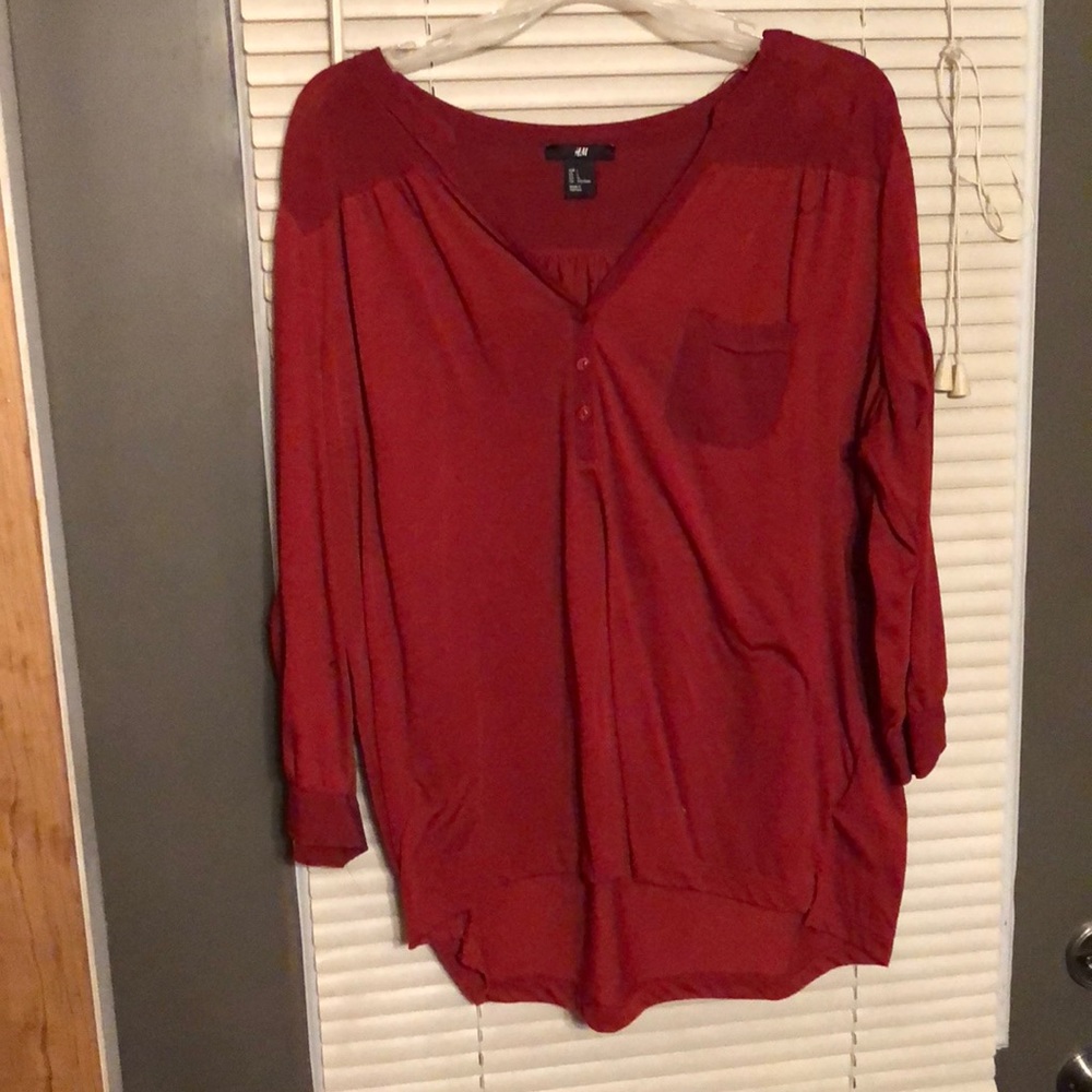 adorable pocket tee with buttons!